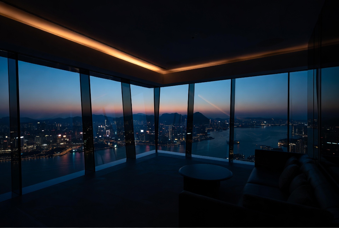 Harbour-view penthouse
